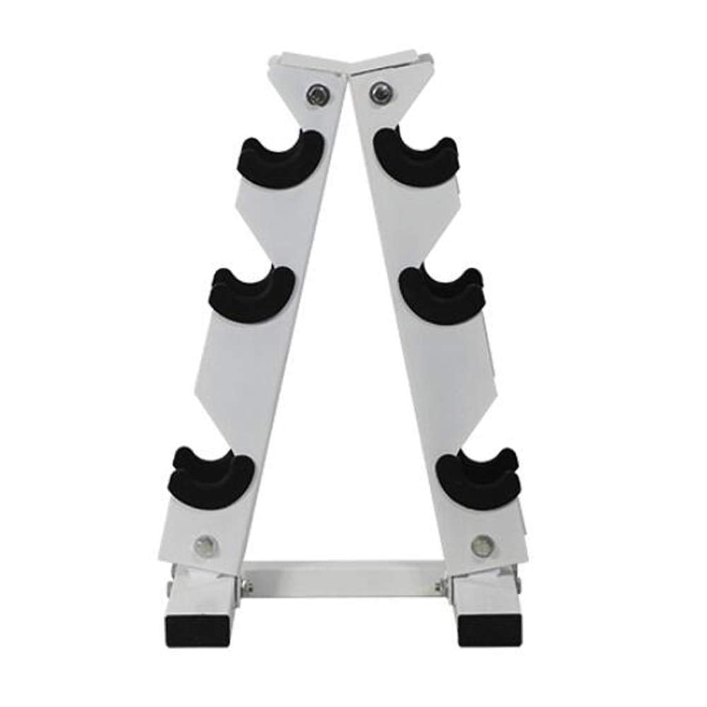 BiJun Dumbbell Rack, Solid Steel Dumbbell Storage Stand Holder, A-Frame Weight Dumbbell Storage Racks, Free Weights Dumbbells Set for Home Gym Exercise