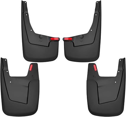 Husky Liners — Front & Rear Mud Guards | Fits 2019 - 2024 Ram 1500 (New Body Style) w/OEM Fender Flares - Black, 4 Pc