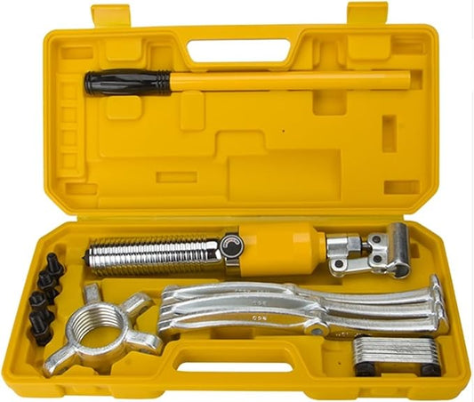 Hydraulic Crimper 5/10/15/20T Hydraulic Puller Hydraulic Gear Puller 3 Jaw Puller Set Hydraulic Bearing Puller Three Arm Bearing Removal Cylinder(YL-5T)