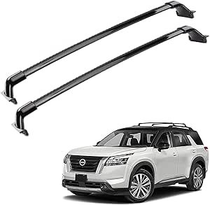 GoAceFit Roof Rack Cross Bars for Nissan Pathfinder 2022-2025 Roof Rail, All Aluminum Crossbar for Luggage Snowboard Kayak Bike Ski Cargo Carrier