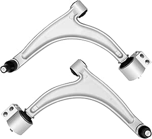 Front Lower Control Arms with Ball Joint Compatible with Chevy Malibu Pontiac G6 Saturn Aura 2004 2005 2006 2007 2008 2009 2010 2011 2012