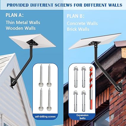 25inch Starlink GEN-3 Mounting Kit, Starlink Long Wall Mount, Starlink Roof Mount, Starlink Pole Mount, for Starlink Internet Kit Satellite (Include Screws&Drill bit) (gen 3 Long J Mount)