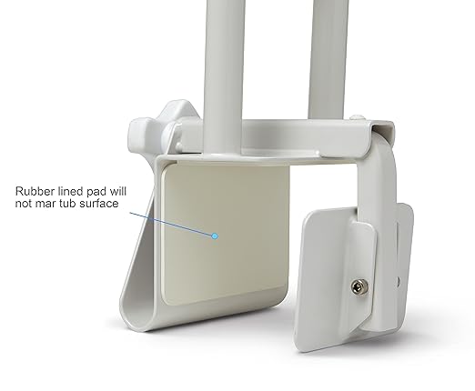 Medline Bathtub Bar, Locks to Side of Tub