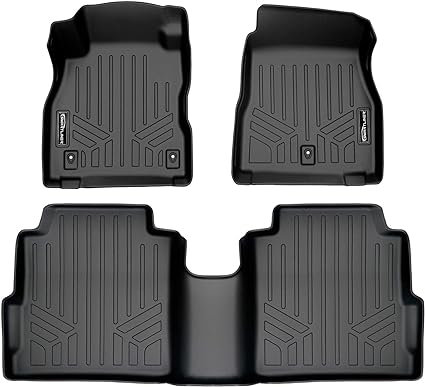SMARTLINER Two Row Floor Mat Liner Set for 2018-2019 Nissan Kicks