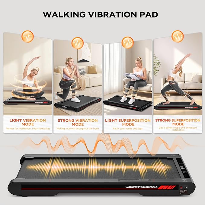 Sperax Walking Pad, 2 in 1 Under Desk Treadmill, Treadmills for Home,2.5HP Treadmill