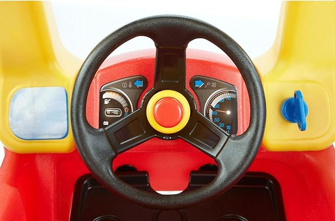 little tikes Cozy Coupe - Ride on for Kids with Real Working Horn, Clicking Ignition Switch, & Fuel Cap - for Kids 18+ Months
