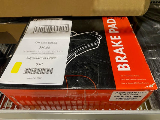 A-Premium Rear Ceramic Disc Brake Pads Set BPD14550  P.O#R062407240