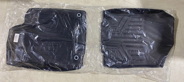 MAXLINER A0240 Black Floor Mat (for Honda Ridgeline Crew Cab 2017 Front Row), 1 Pack