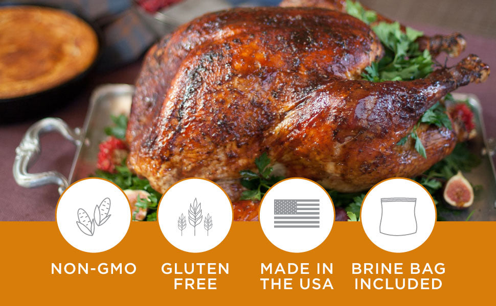 Fire & Flavor Turkey Perfect Herb Brining Kit