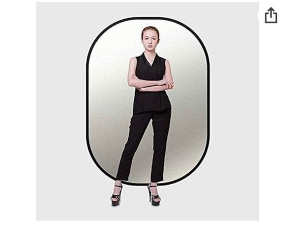 Silver, Gold, Green, Blue Collapsible Reflector Backgrounds Portable