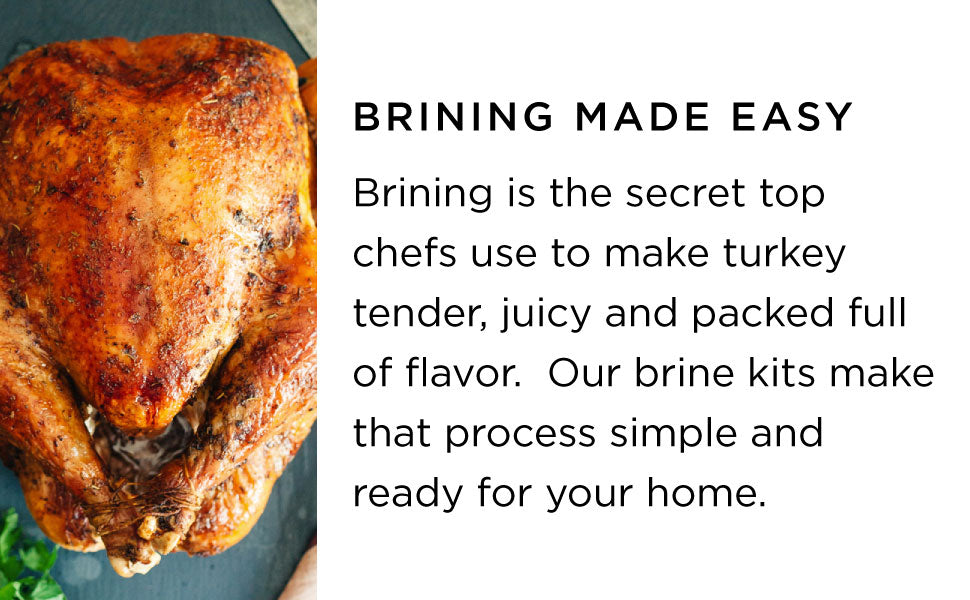 Fire & Flavor Turkey Perfect Herb Brining Kit