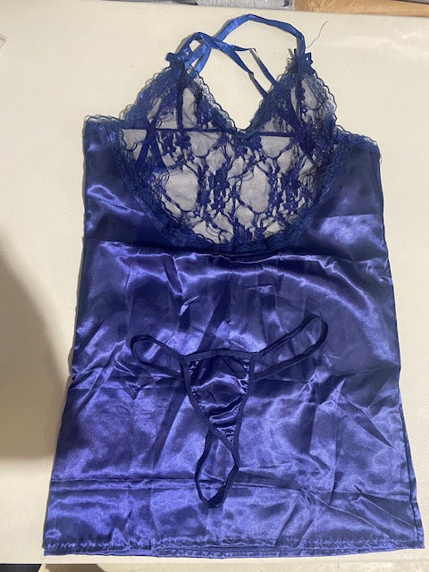 Sleepwear Satin Cami Set Sexy Nighties Silk Lingerie, Size S – Saskatoon  Liquidation Centre