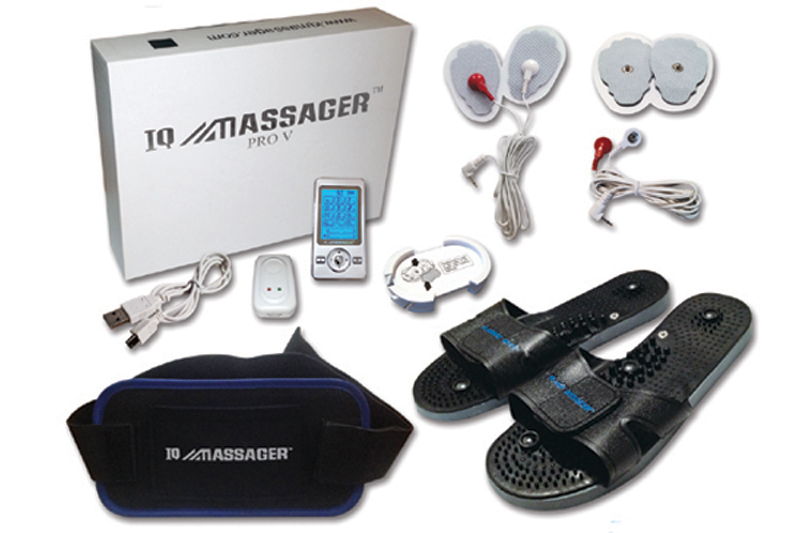 Ipulse Stimulator Massager Device and Belt Slippers And Replacement Pads - 10-Pack