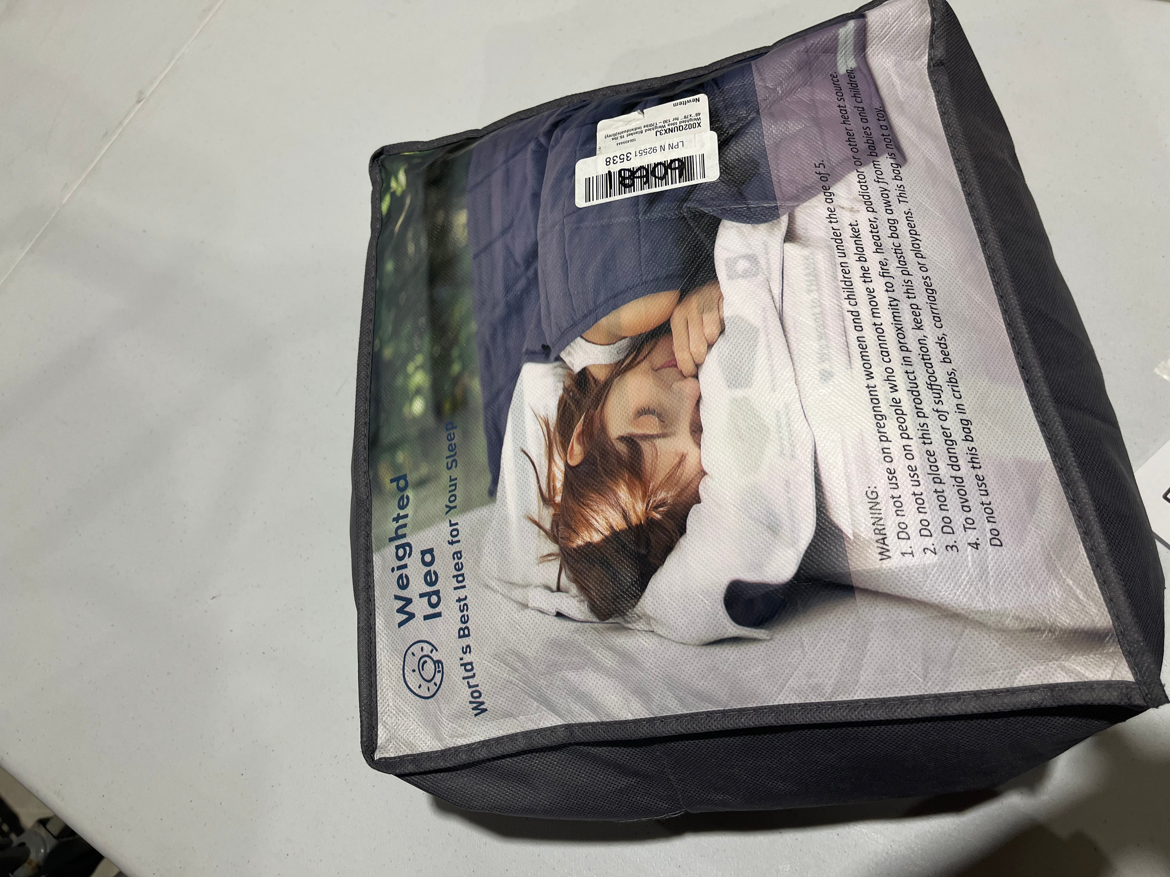 Weighted Idea Cooling Weighted Blanket Twin Size 15 lbs for Adult 48i Saskatoon Liquidation Centre