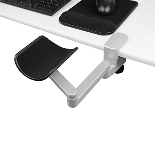 TansyShop Ergonomic design elbow stand Aluminum material, Computer Desk attachable forearm support for comfortable computer work