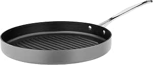 CUISINART 630-30 Chef's Classic Nonstick Hard-Anodized 12-Inch Round Grill Pan 63074