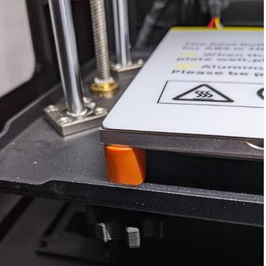 Lwuey 8PCS 3D Printer Heat Bed Leveling Parts, Silicone Beds Level Mounts ThreeD Printers Heatbed Parts Spring Replacement Part Buffer Stable Hotbed Compatible with CR-10 Ender 3 Bottom