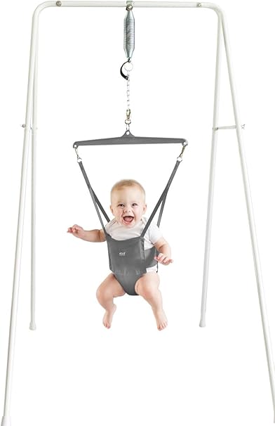 Jolly Jumper *CLASSIC* With Stand - The Original Baby Exerciser and Your Alternative To Activity Centers and Baby Bouncers. Trusted by Parents, Loved by Babies For Over 75 Years.