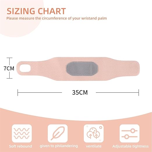 2 Pcs Ultra-Thin Wrist Brace Support for Carpal Tunnel, Pain Relief, Arthritis, Tendonitis, Elastic Wrist Wraps Right and Left Hands - Compression and Support for Fitness (Skin Tone)