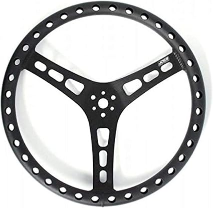 Joes Racing Products 13534-B Flat Steering Wheel, 1 Pack 63294
