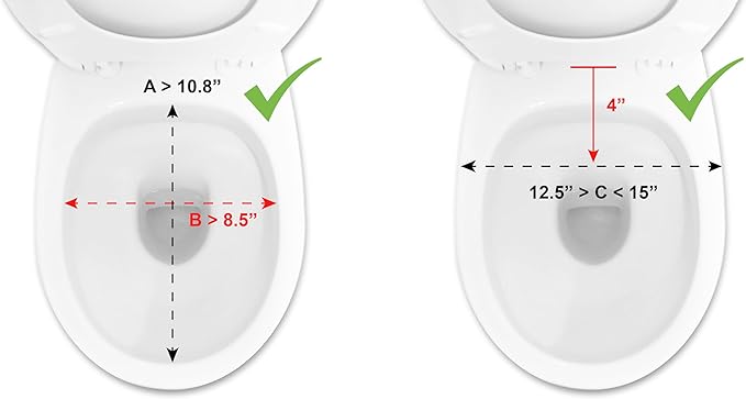 PEPE Mobility - Raised Toilet Seat 4 inch (Fits Round and Elongated up to 15"), Toilet Seat Riser for Seniors with Lid, 300 Pound Weight Capacity