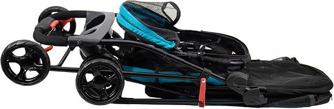 PETIQUE Pet & Pets Double Decker Pet Stroller, 11.53 Pound, Teal