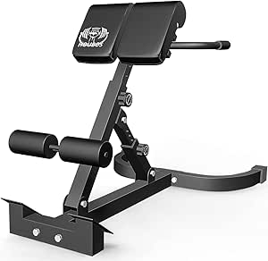 Houbos Hyper Back Extension Roman Chair Multi-Functional Adjustable Ab Sit Up Bench