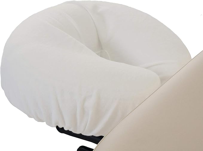 EARTHLITE Flannel Massage Table Sheet Set Essentials Commercial Grade, Soft, Double-Napped 3-Piece Set (Top, Fitted, Face Pillow Cover) (Updated), Natural (44355) 63206