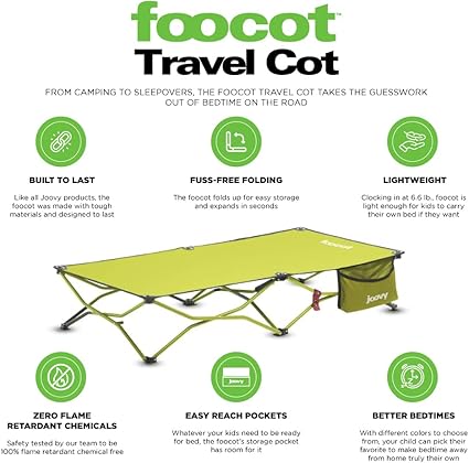 JOOVY Foocot Child Cot, Green