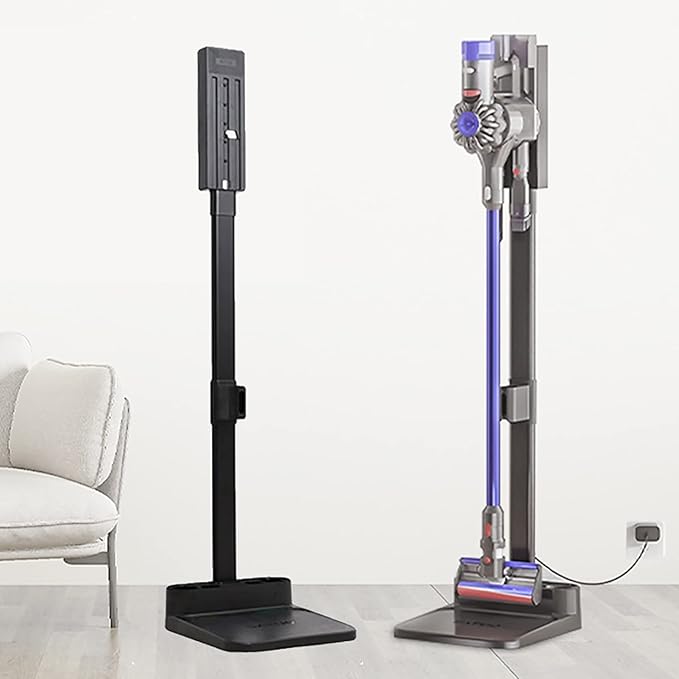 Vacuum Stand Holder for Dyson,Metal Storage Holder - Docking Station,V7 V8 V10 V11 V12 V15 Handheld Height Adjustable Cordless Vacuum Cleaners Accessories & Attachments