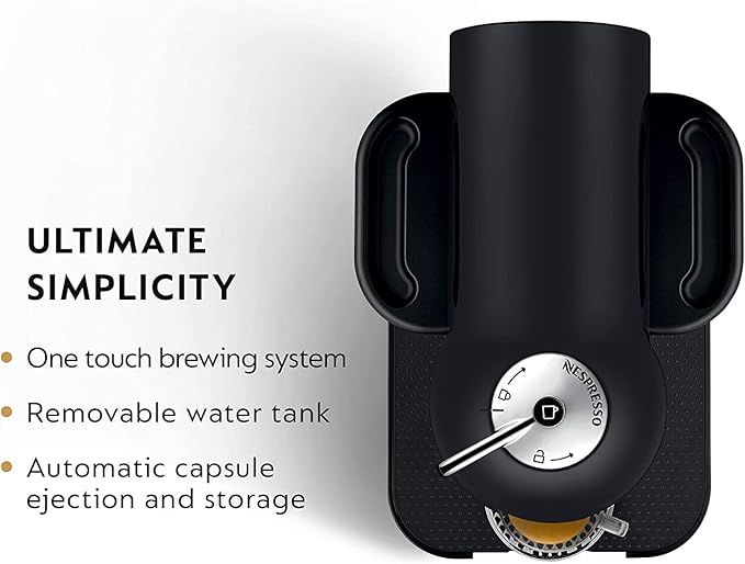 Nespresso® Vertuo Coffee and Espresso Machine by Breville, Matte Black