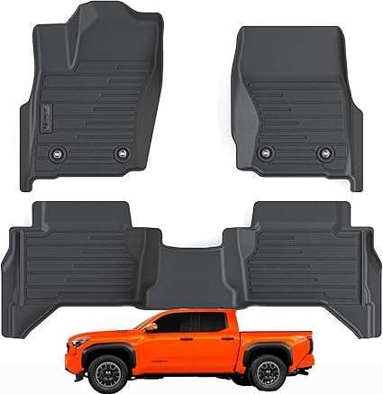 Liners for All-New 2024 Toyota Tacoma Non Hybrid,TPE All Weather Protection 2 Rows