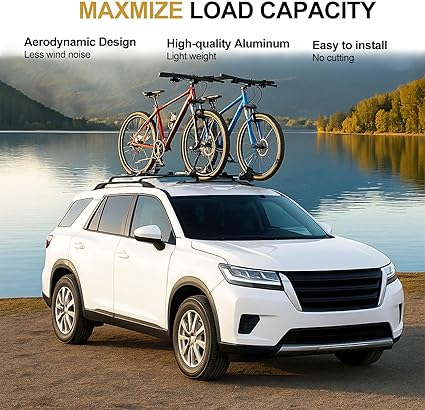 GoAceFit Roof Rack Cross Bars for Nissan Pathfinder 2022-2025 Roof Rail, All Aluminum Crossbar for Luggage Snowboard Kayak Bike Ski Cargo Carrier