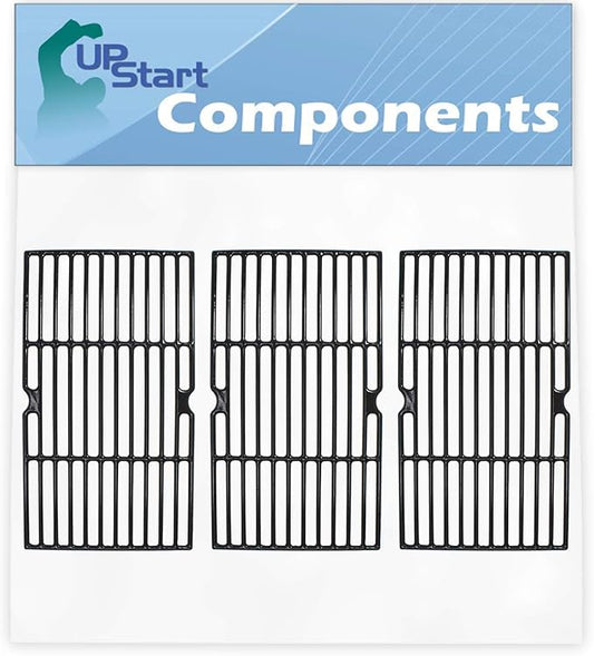3-Pack BBQ Grill Cooking Grates Replacement Parts Cast Iron Grid 16"