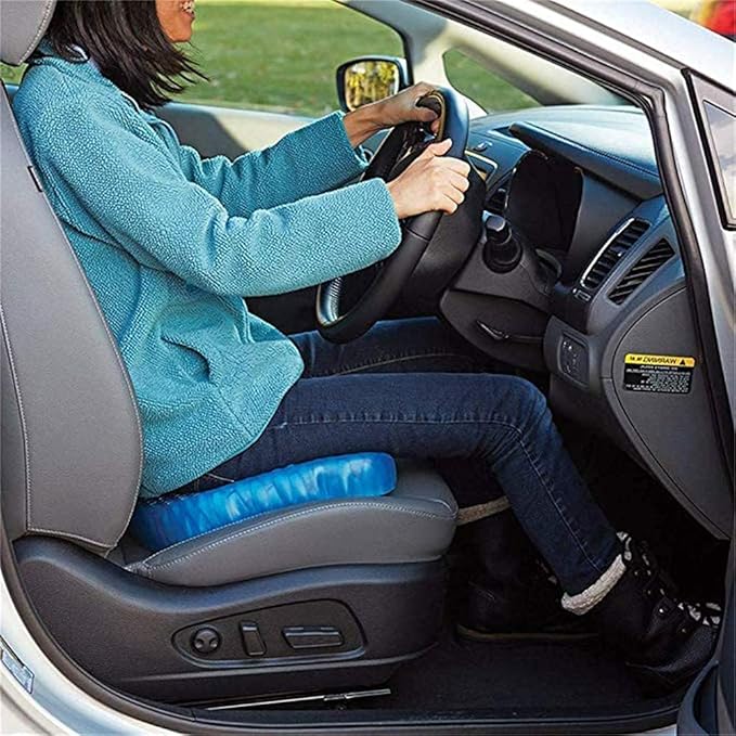 Amdohai Gel Sitter Seat Cushion Flex Breathable Office Pain Relieve Cushion Egg Sitter Comfortable Honeycomb Support Cushion