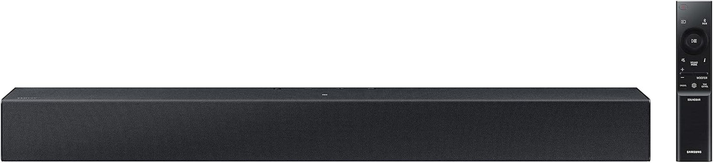 SAMSUNG HW-C400/ZC Dolby Audio/DTS 2.0 Channel Soundbar with Built-in Woofer - Black - Supports Streaming Music via Bluetooth & NFC (HW-C400) [Canada Version] (2023) 63562