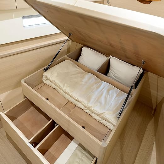 28 Inch 200lb/890N Per Gas Shock Strut Spring for RV Bed Boat Bed Cover Door Lids Floor Hatch Door Shed Window and Other Custom Heavy Duty Project, Set of 2