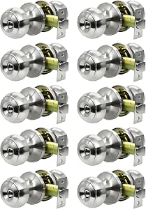 [10 Pack] Privacy Door Knob Amsterdam Series 63525