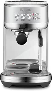 Breville the Bambino Plus Espresso Machine with Auto Milk Frother, Espresso Maker with Seconds Heat Up, Cappuccino & Latte Machine for Home, BES500BSS, Brushed Stainless Steel 63417