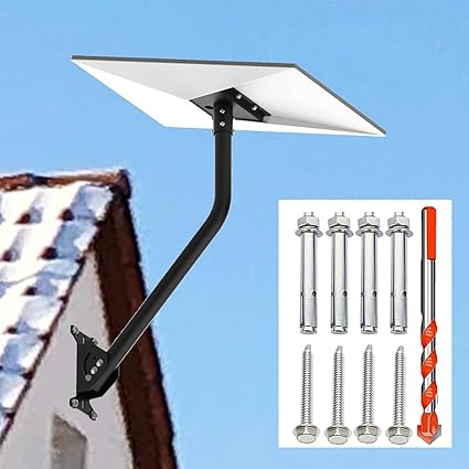 25inch Starlink GEN-3 Mounting Kit, Starlink Long Wall Mount, Starlink Roof Mount, Starlink Pole Mount, for Starlink Internet Kit Satellite (Include Screws&Drill bit) (gen 3 Long J Mount)