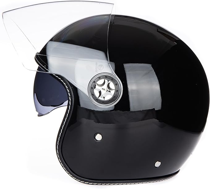 Open Face Motorcycle Helmet DOT Approved Half Casco Fit Men Women ATV Moped Scooter Helmets