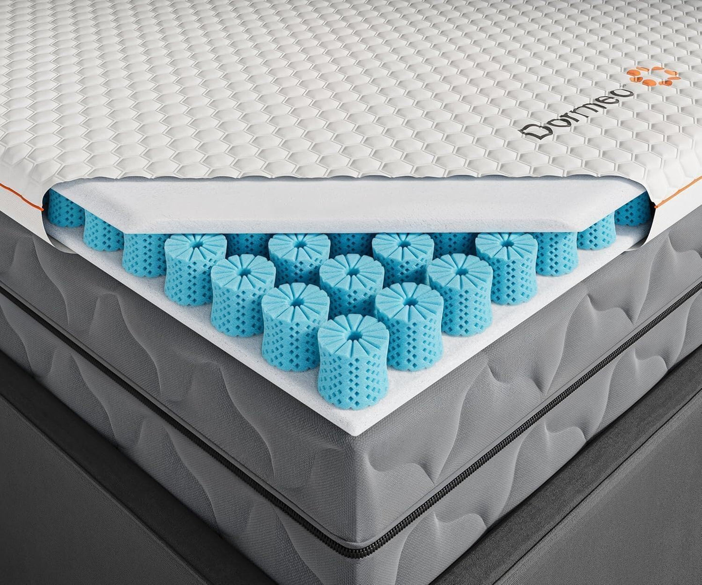 Dormeo Full Mattress Topper - Octaspring Technology - Cooling 3 Inch Bed Topper