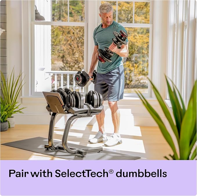 Bowflex Dumbbell Stand with Media Rack