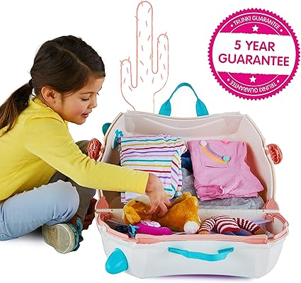 Trunki Ride-on Suitcase - Lola The Llama