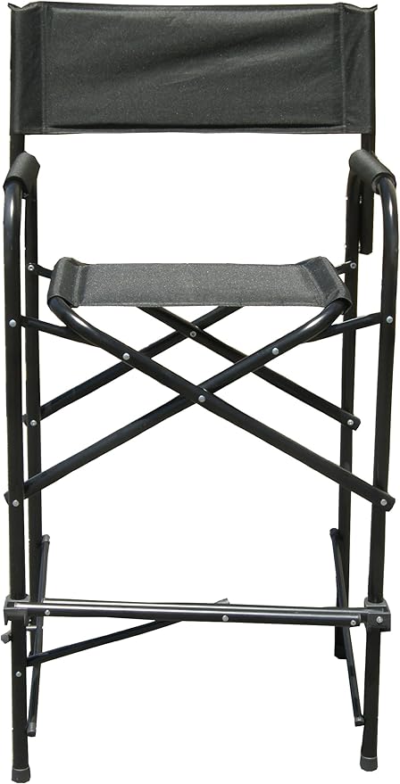 Impact Canopy 460019902 Director's Chair, Tall, Black 63404