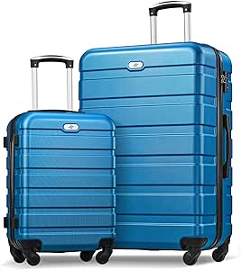 Suitour Luggage Sets 2 Piece with Spinner Wheels,Hard Shell 20 Carry on Suitcase and 28 inch Luggage with Spinner Wheels Suitcase Set with TSA Lock(20in/28in)