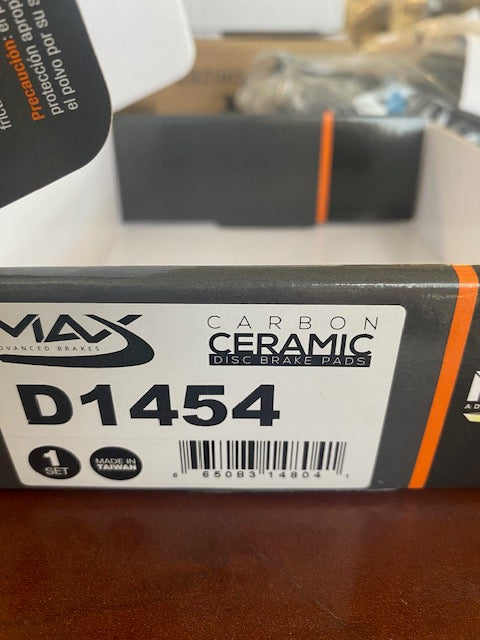Max Brakes Carbon Ceramic Pads D1454