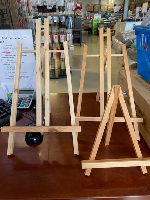 Wooden Easel Set of 3, small