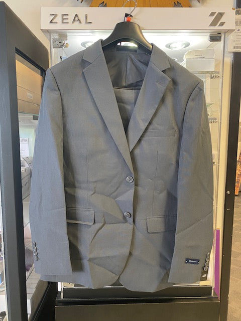 Braveman 2-Pc Men's Classic-Fit Suit - Charcoal - Size: 42Rx36W