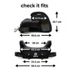 Diono Solana 2 No Back Booster Seat, Black